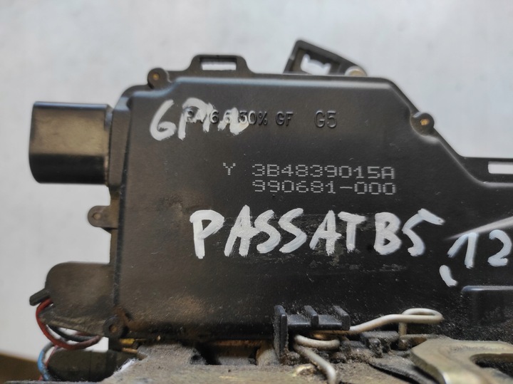 фото №5, Vw passat b5 96- замок лівий зад 6pin 3b4839015a