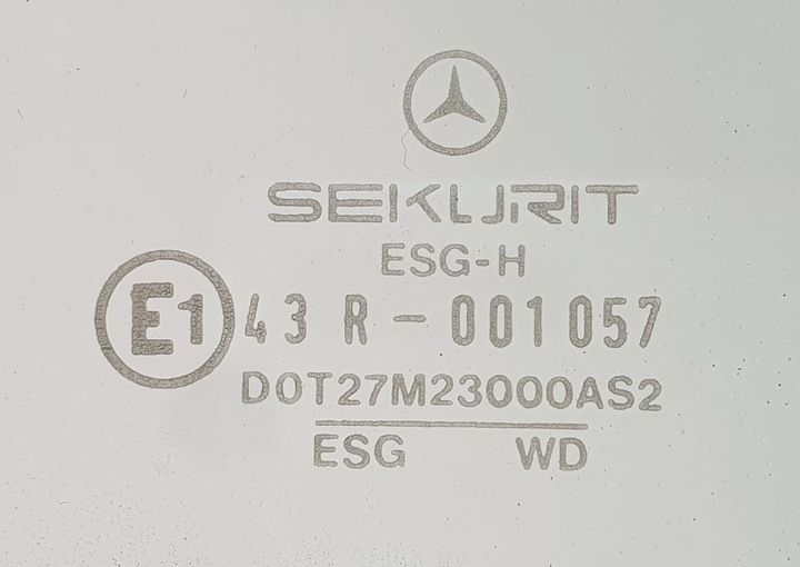 фото №2, Скло двері правий перед mercedes w201