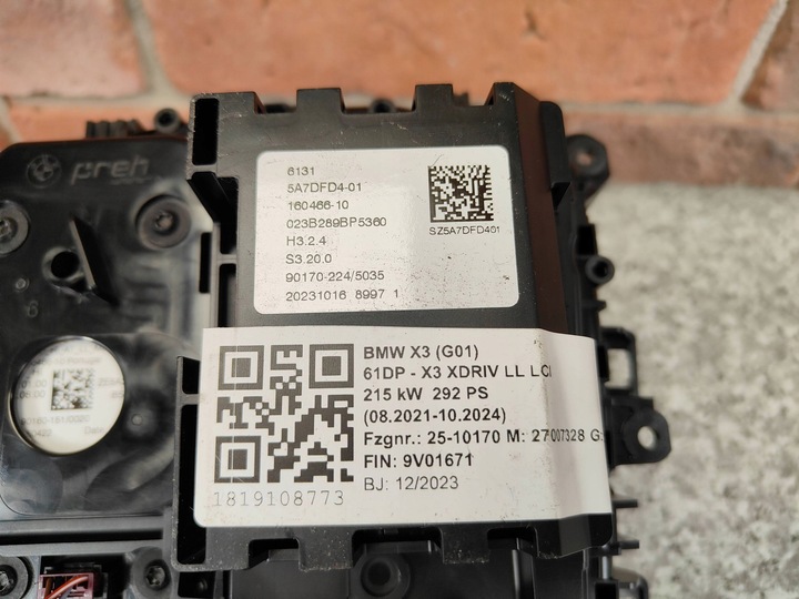 фото №8, Bmw x3 g01 рестайлинг x4 g02 lci домкрат выборщик коробки передач ручка панель 5a7dfd4