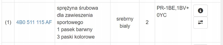 фото №4, Пружины зад ось s-line audi a6 c5 / vw passat b5 1bv 1be oyc