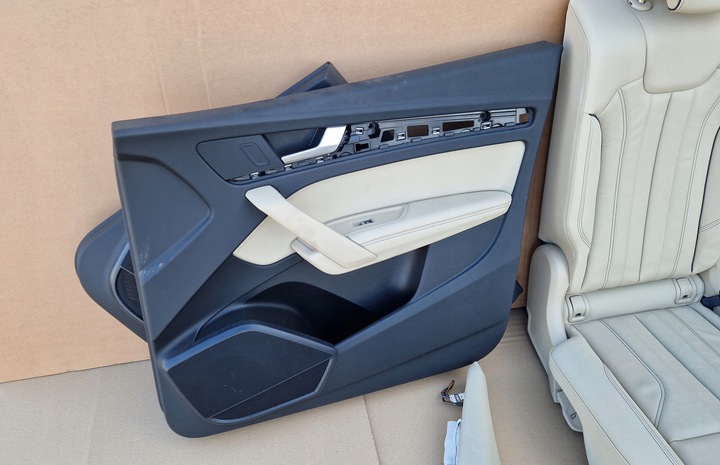 фото №6, Сиденья диван обшивки audi q5 рестайлинг 80a кожа электрика подогрев jak новое