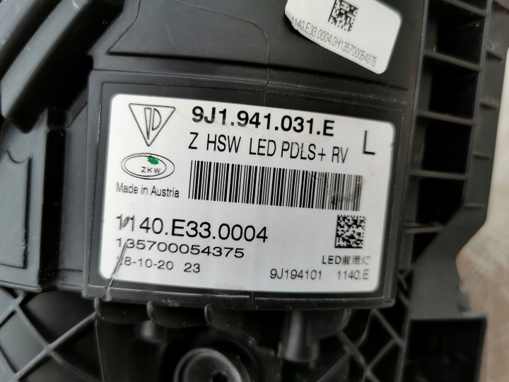 фото №11, Porsche taycan 9j1 19-24 фара передня ліва повний led європа 9j1941031e
