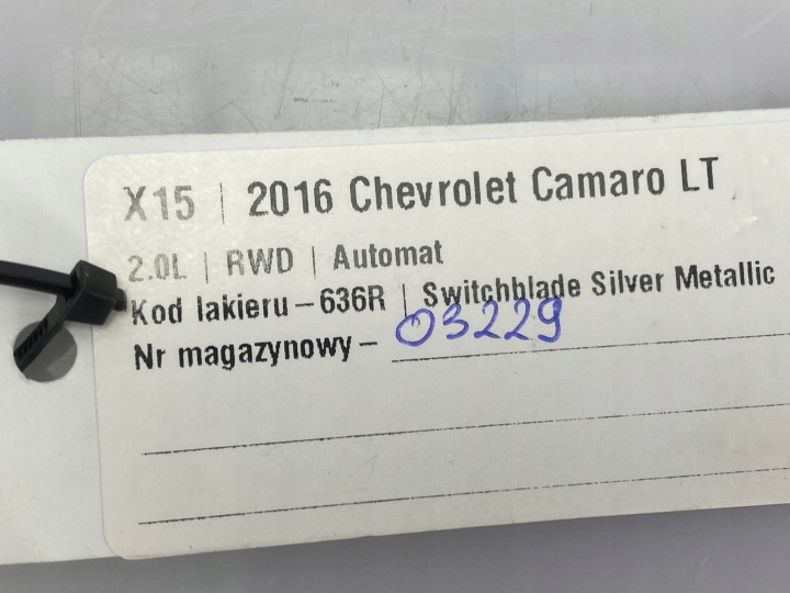 фото №5, Трос ручка держатель аварийного открытия багажника chevrolet camaro 2016+