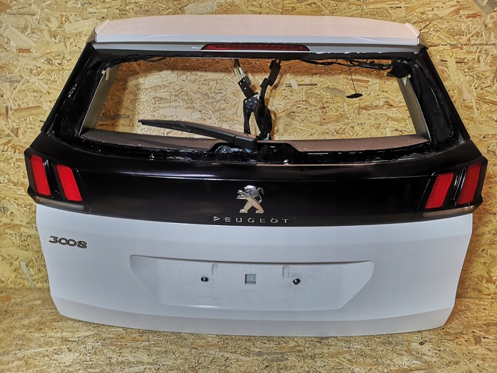 фото №1, Peugeot 3008 ii кришка задня комплектна без гідропідсилювача скла