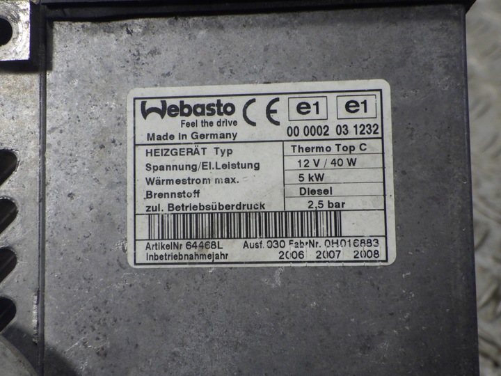 фото №8, Вебасто отопление стояночный bmw x5 e53 6918942