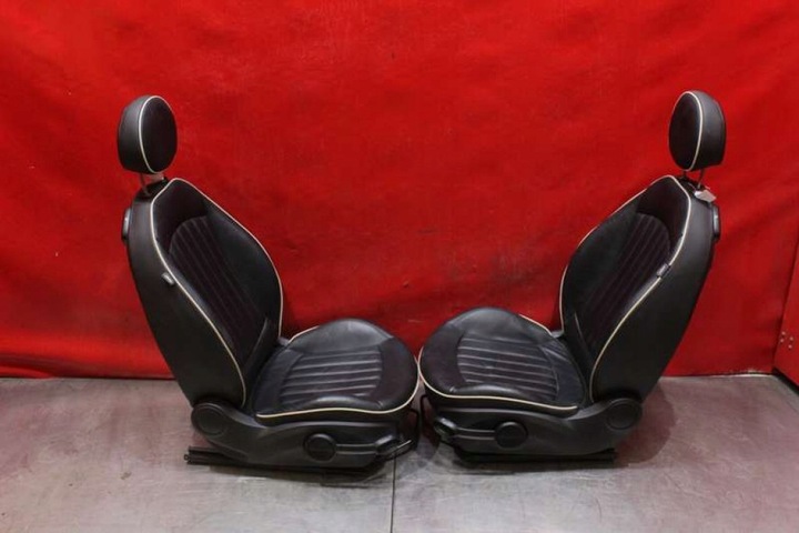 фото №14, Сидіння сидіння комплект боковина обшивки шкіряні eu mini cooper one r56 рестайлінг