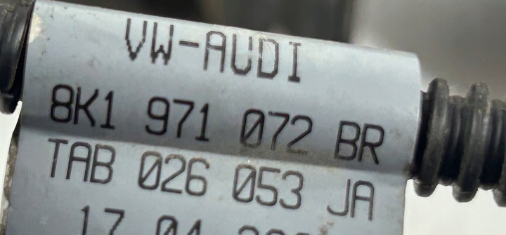 фото №9, Джгут установка двигуна audi q5 i 8r 2.0 tdi cah 8k1971072br