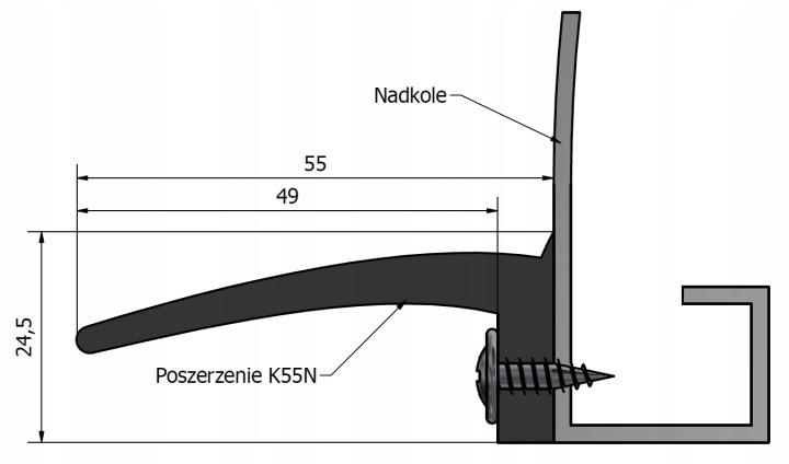 фото №9, Расширители крыльев, крыльев 4x4 quad 5,5cm