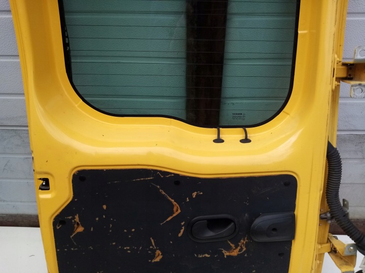 фото №14, Двері ліві зад ліві задні петлі 16 renault kangoo ii iii євро жовті скло