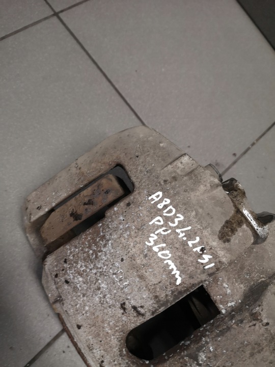 фото №5, Суппорт тормозной правые перед audi vw 360mm