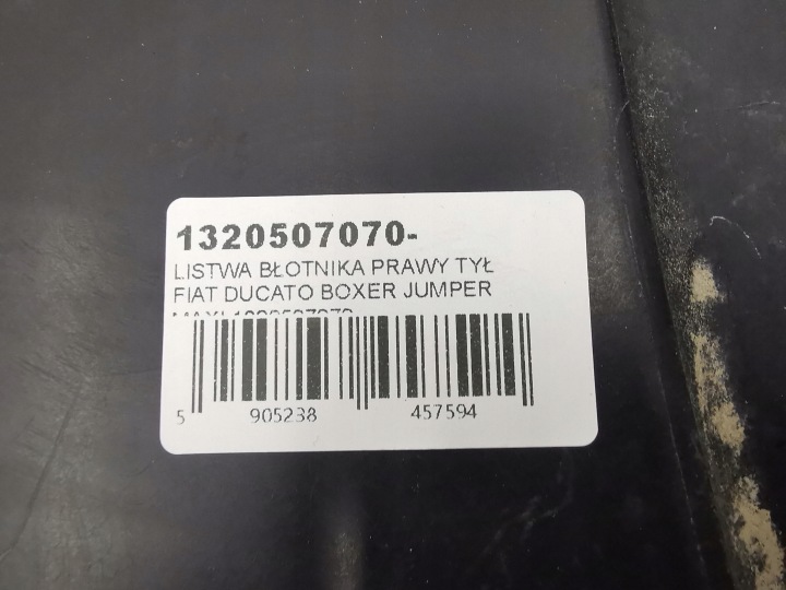 фото №12, Молдинг крила праве зад fiat ducato boxer jumper maxi 1320507070