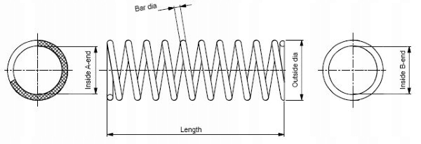 фото №1, Monroe sp0413 пружина