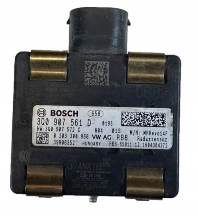 фото №6, Audi vw skoda seat радар дистроник датчик acc 3q0907561d