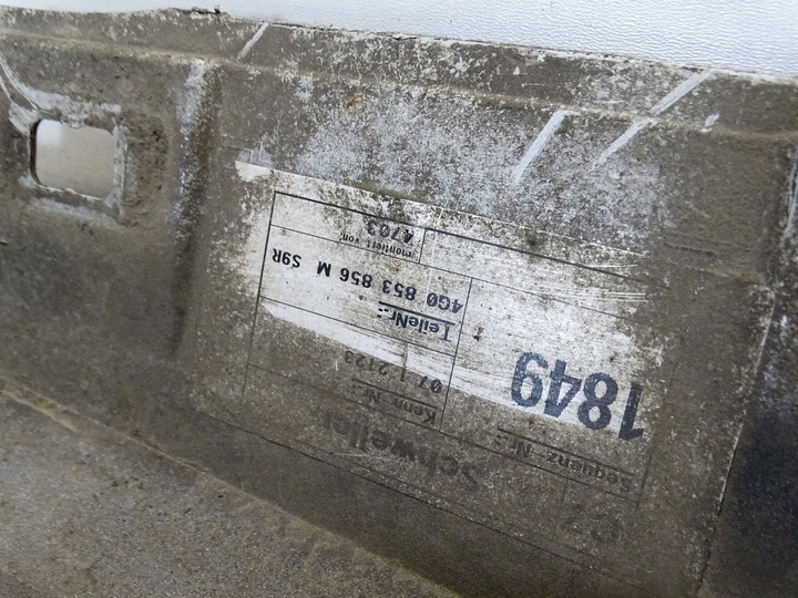 фото №11, Накладка планка порогова права audi a6 c7 рестайлінг s-line ls9r 4g0853856m