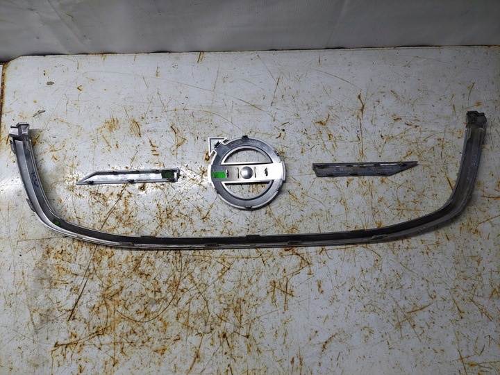 фото №3, Volvo xc60 i 1 08-13 хром решітка решітка радіатора перед переднє знак емблема