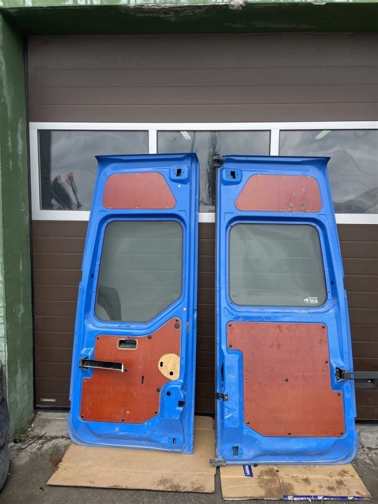 фото №9, Двері ліві + праве зад скло h2 renault master iii 3 iv 4 cm451 10-23 рік