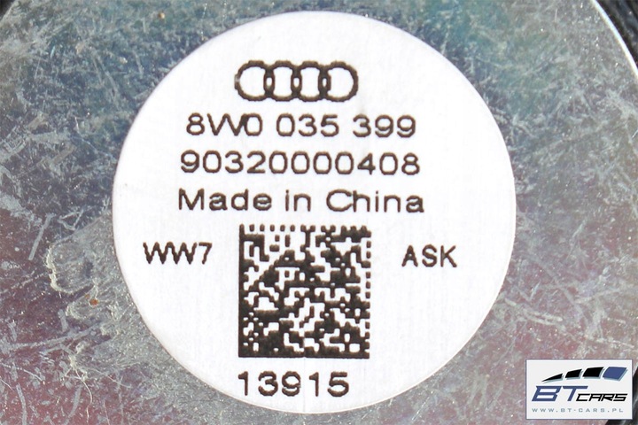 фото №15, Audi a4 sedan динамики озвучивание 8w5035412 8w5035411 8w0035415 8w0035454