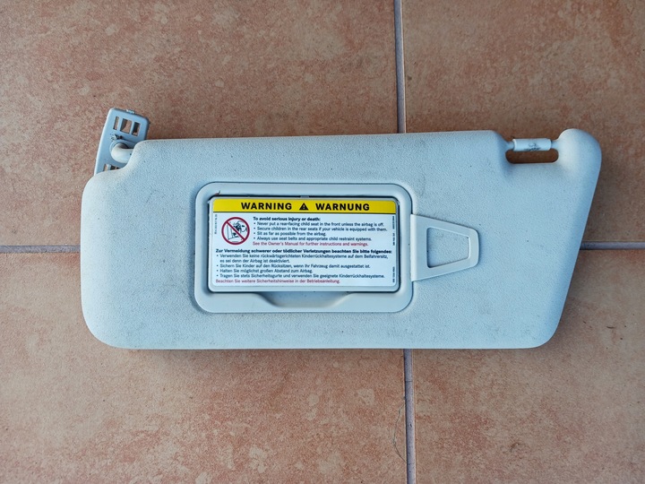 фото №1, Захист сонцезахисна ліва mercedes w169 w245