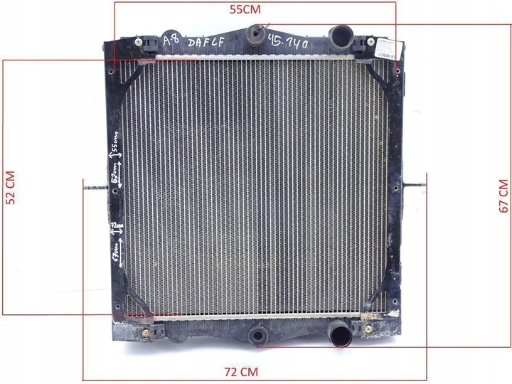 фото №2, Daf lf 45 55 4.5 e4/5 06-13 радиаторов воды