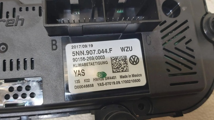 фото №5, Панель средний кондиционера vw tiguan ii allspace 5nn 5nn907044f