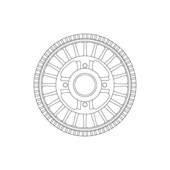 фото №1, Барабан тормозной зад trw db4557mr