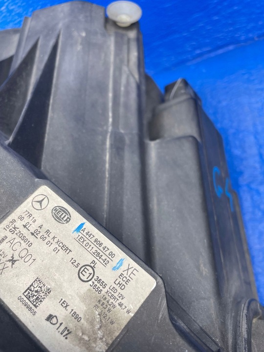 фото №6, Лампа mercedes vito v класс w447 демонтаж