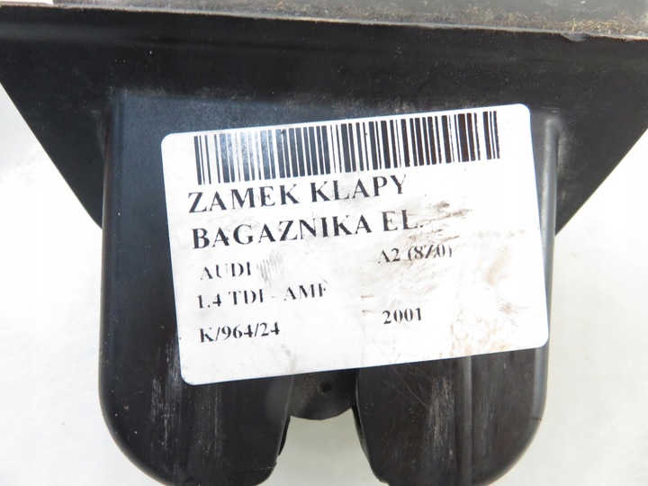 фото №8, Замок крышки audi a2 8z0 4b9827505h