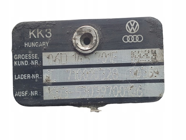 фото №16, Турбонагнетатель vw golf audi a4 b7 a6 c6 seat exeo skoda 2.0 tfsi 06d145701e