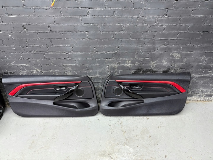 фото №7, Сиденья диван обшивки bmw f32 sport чёрная кожа подогрев uk