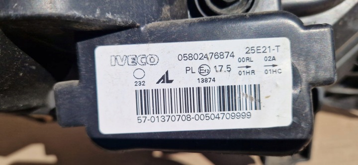 фото №8, Iveco daily iv фара левая перед передняя 05802476874