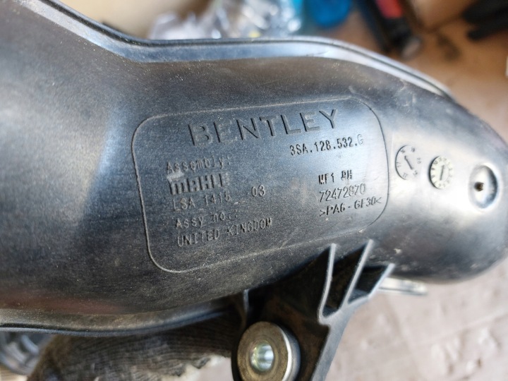 фото №5, Трубка  інтеркулер праве continental gt 19r 3sa128532g
