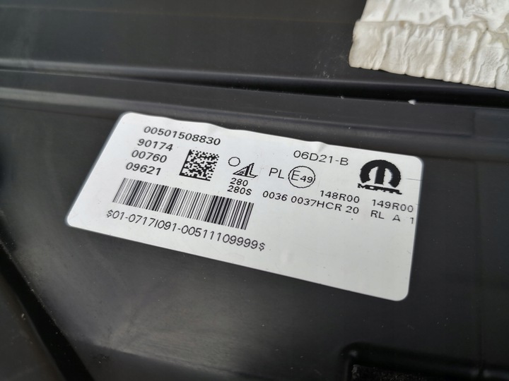 фото №15, Jeep compass ii рестайлинг лампа передняя левая полный led