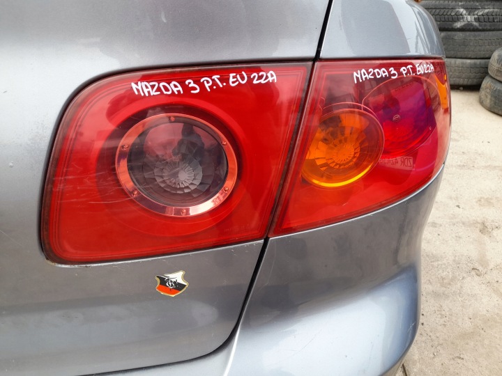 фото №7, Mazda 3 фара правое зад правая задняя крышка з крышки w крышка багажника sedan