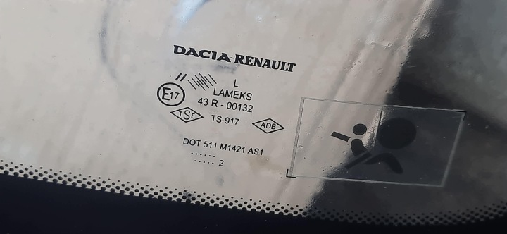 фото №7, Скло лобове перед передня dacia logan i