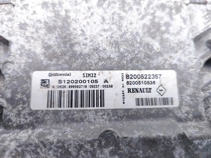 фото №7, Renault clio блок керування / модуль ecu 1.2 бензин 57kw 78 hp 8200522357 2009