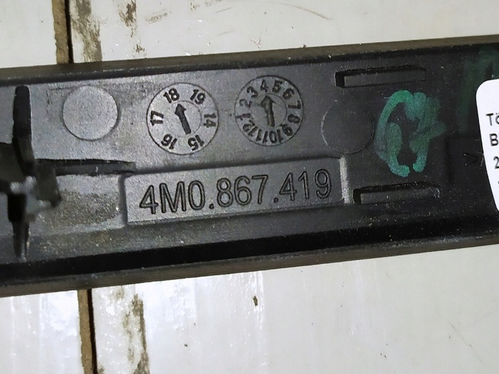 фото №13, Планки декоративні консолі audi q7 sq7 4m0 4m0867419 20 10 09