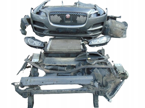 фото №9, Комплектный перед бампер капот 4xpdc ксенон gx63-13w030-ef jaguar f-pace 2.0d
