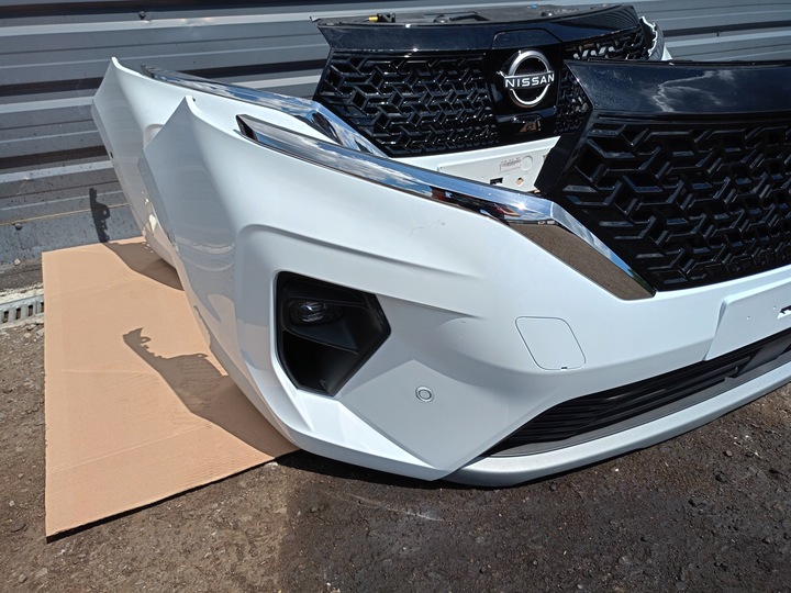 фото №7, Бампер перед демонтаж 6 pdc nissan townstar 21- электрик разные версия