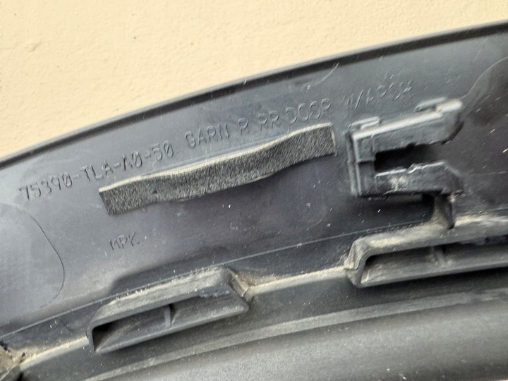 фото №11, Honda cr-v crv v 5 16r- планка крила праві зад 75390-tla-a0-50