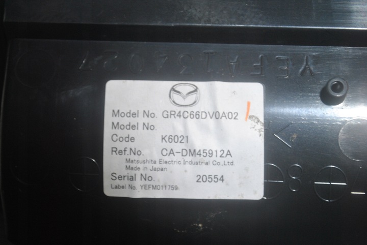 фото №9, Навігація дисплей екран mazda 6 ca-dm45912a
