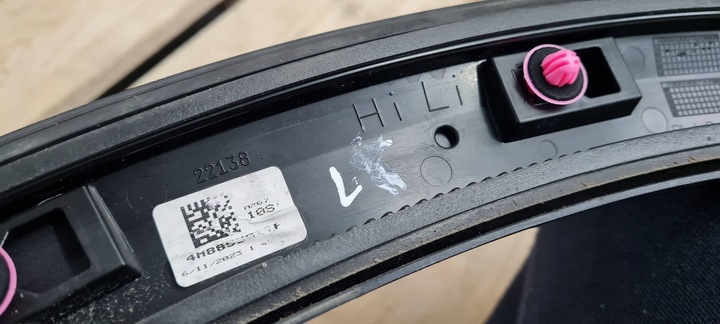 фото №13, Sq8 q8 планка накладка na крило ліва лівий зад lj5l 4m8853817f