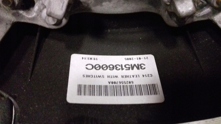 фото №8, Кермо шкіра 3m513600c подушка безпеки 5m51r042b85aa ford c-max mk1 03-