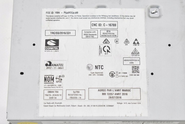 фото №8, Радио радиопроигрыватель 9833499580 навигация citroen c3 3 iii 16-20