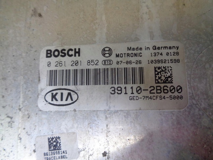 фото №8, Компьютер комплект иммобилайзер start kia ceed i 1.4 16v b 06- 39110-2b600 0261201852