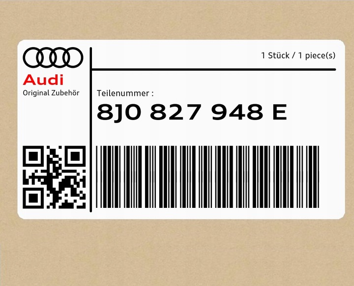 фото №1, Основание спойлера audi tt ttrs