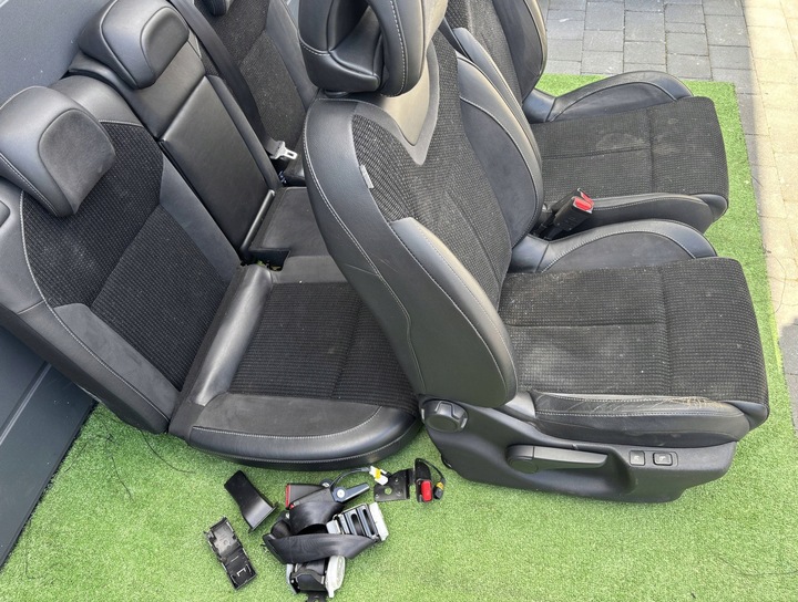 фото №11, Citroen c4 ii b7 сидіння диван комплект ремені