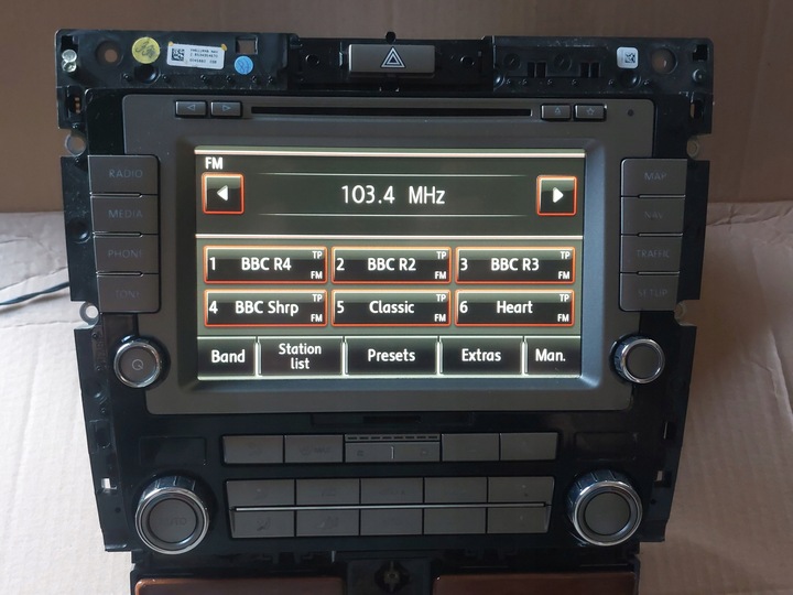 фото №10, Vw phaeton ii рестайлінг радіо навігація навігація 3d0035005f 3d0035680b + код 0972