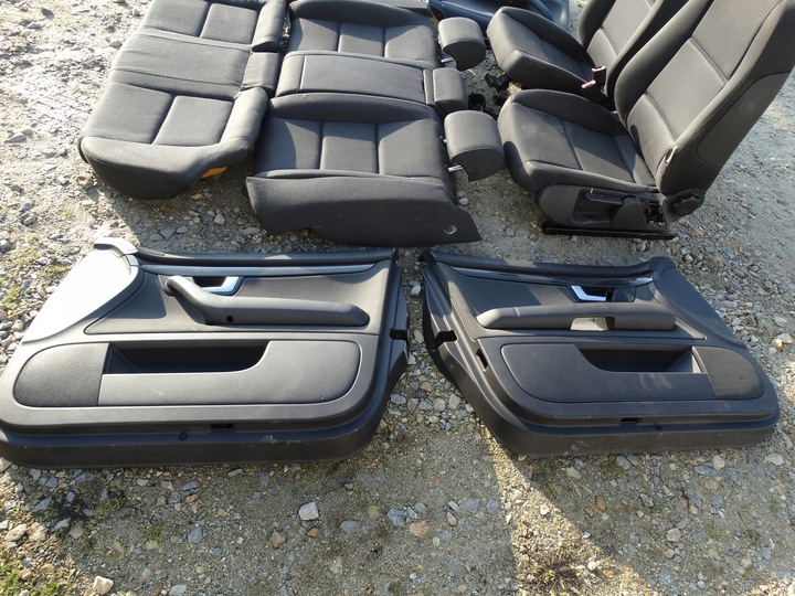 фото №8, Audi a4 b6 b7 01-07 сидіння диван чорні soul європа