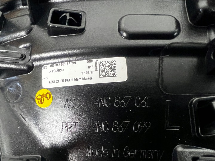 фото №13, Декори планки декоративний двері audi a8 s8 d5 4n дерево 4n0867085 2ve ambiente