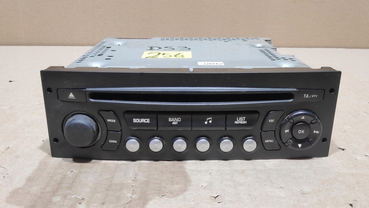 фото №2, Радіо заводські радіопрогравач cd citroen ds3 96662669xt